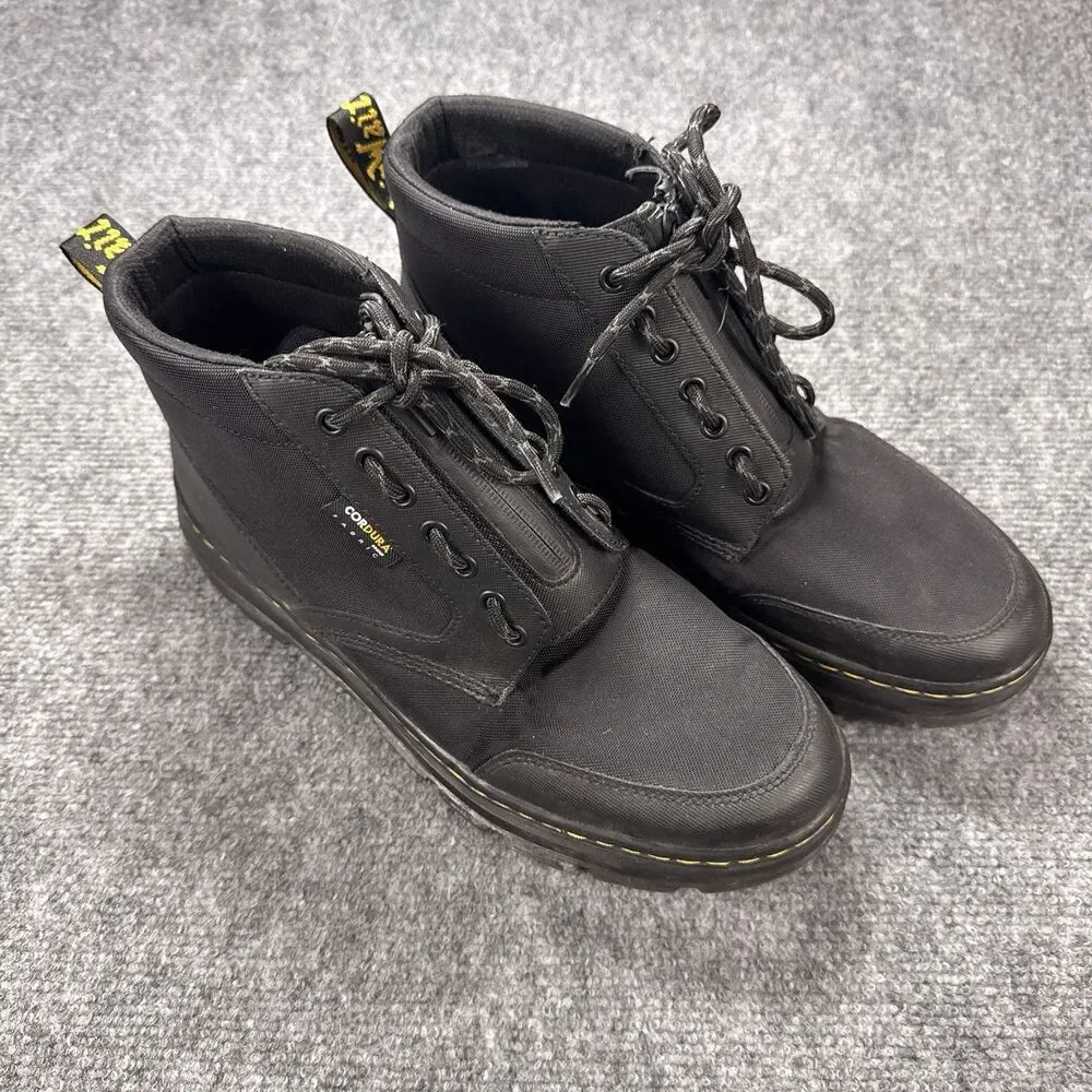 Dr. Doc Martens Bonny Tech Jungle Boots Cordura Black Men's US 11 EU 45 Zip Lace